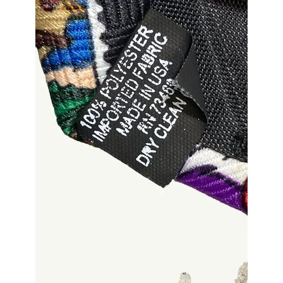 Looney Tunes Postage Stamp Collection Men's Necktie Tweety Bird Roadrunner - Picture 9 of 9